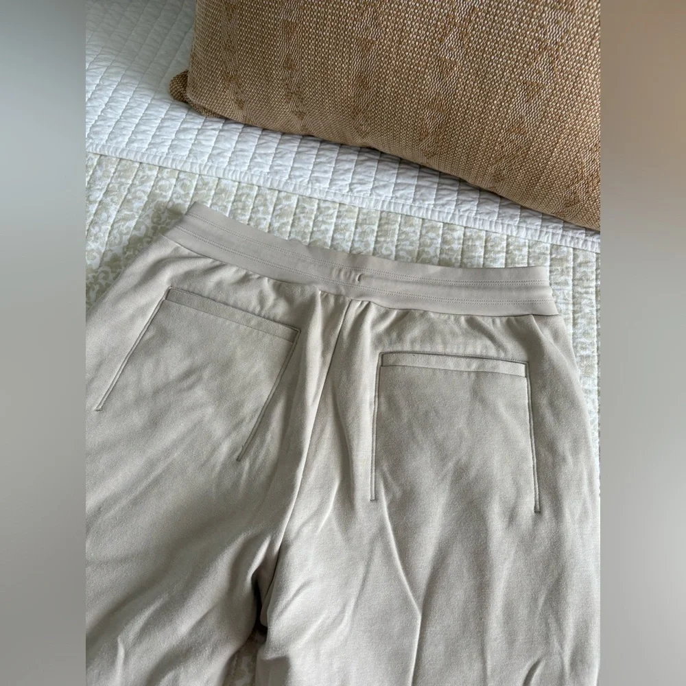 Athleta Apres Ski Down Solstice Quilted Jogger Pants in Abalone Grey | Size 8 - Picture 8 of 16